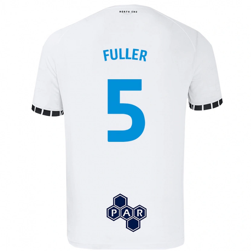 Danxen Niño Camiseta Olivia Fuller #5 Blanco 1ª Equipación 2024/25 La Camisa