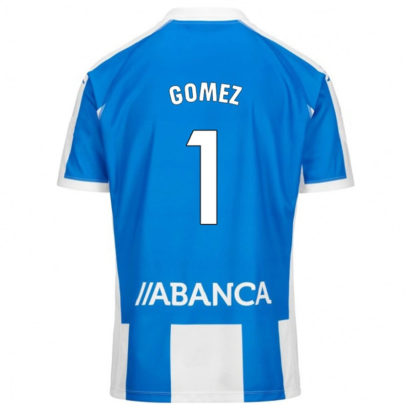 Danxen Niño Camiseta Yohana Gómez #1 Azul Blanco 1ª Equipación 2024/25 La Camisa