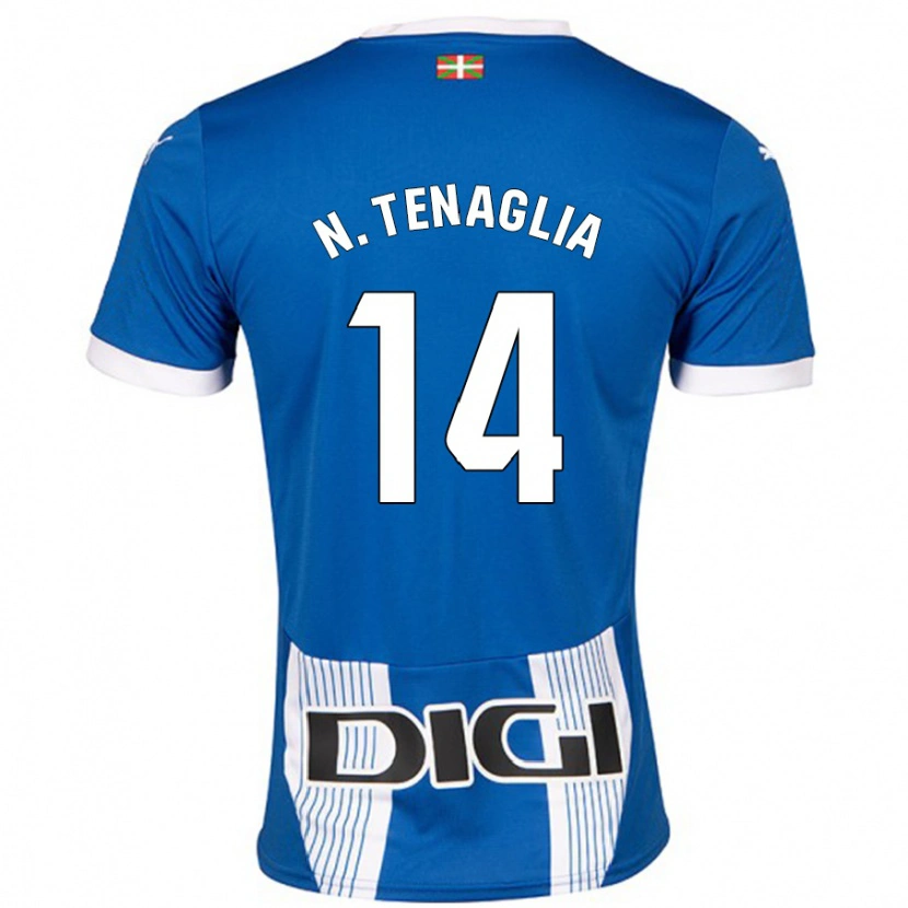 Danxen Niño Camiseta Nahuel Tenaglia #14 Azul 1ª Equipación 2024/25 La Camisa