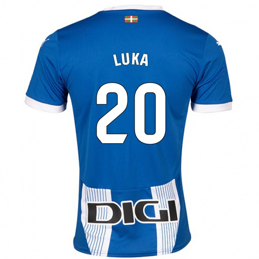 Danxen Niño Camiseta Luka Romero #20 Azul 1ª Equipación 2024/25 La Camisa