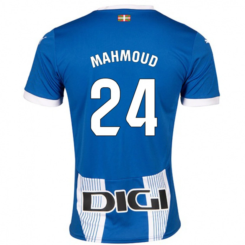 Danxen Niño Camiseta Abdallahi Mahmoud #24 Azul 1ª Equipación 2024/25 La Camisa