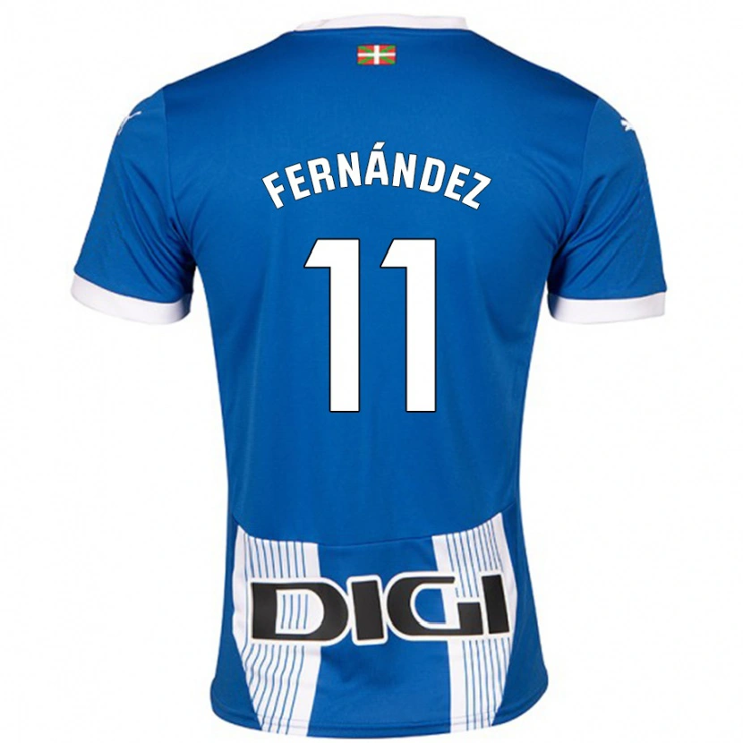 Danxen Niño Camiseta Imanol Fernández #11 Azul 1ª Equipación 2024/25 La Camisa