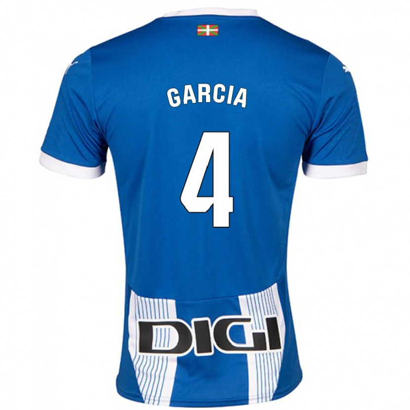 Danxen Niño Camiseta Pichi García #4 Azul 1ª Equipación 2024/25 La Camisa