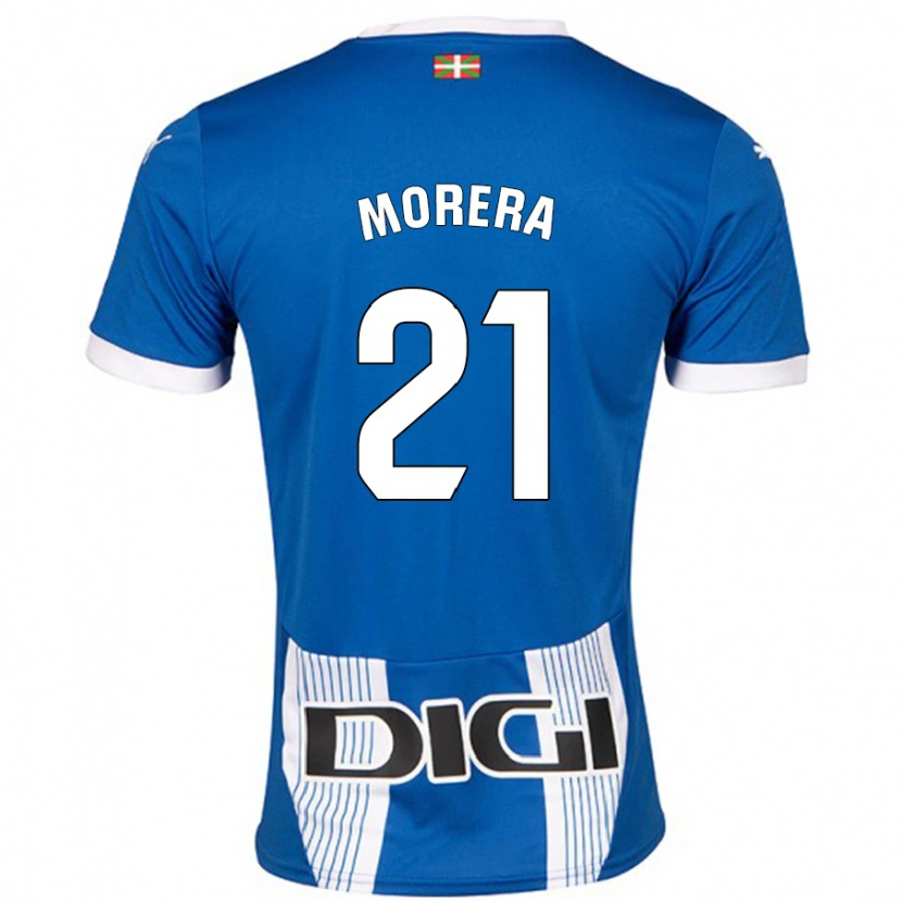 Danxen Niño Camiseta Carla Morera #21 Azul 1ª Equipación 2024/25 La Camisa