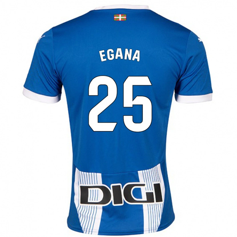 Danxen Niño Camiseta Eider Egaña #25 Azul 1ª Equipación 2024/25 La Camisa