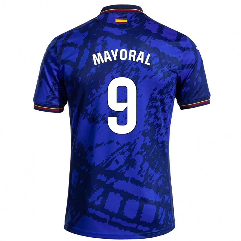 Danxen Niño Camiseta Borja Mayoral #9 Azul Más Oscuro 1ª Equipación 2024/25 La Camisa