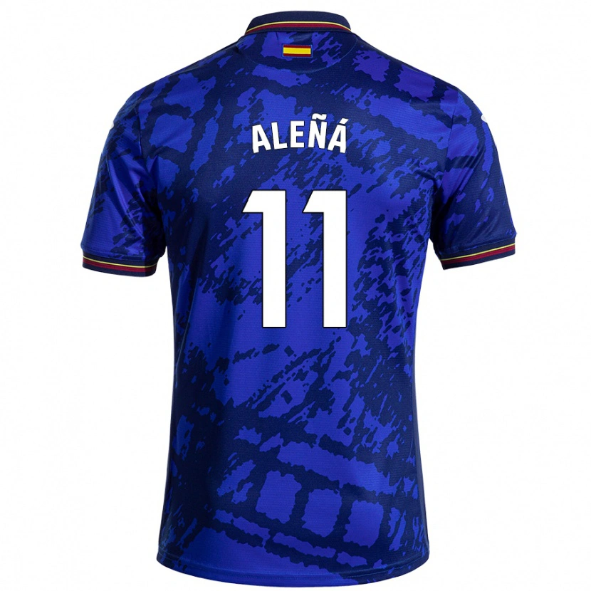 Danxen Niño Camiseta Carles Aleñá #11 Azul Más Oscuro 1ª Equipación 2024/25 La Camisa