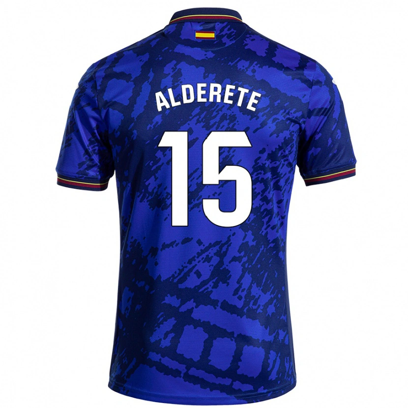 Danxen Niño Camiseta Omar Alderete #15 Azul Más Oscuro 1ª Equipación 2024/25 La Camisa