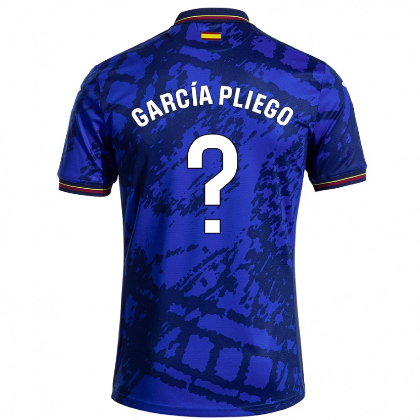 Danxen Niño Camiseta Hugo García Pliego #0 Azul Más Oscuro 1ª Equipación 2024/25 La Camisa