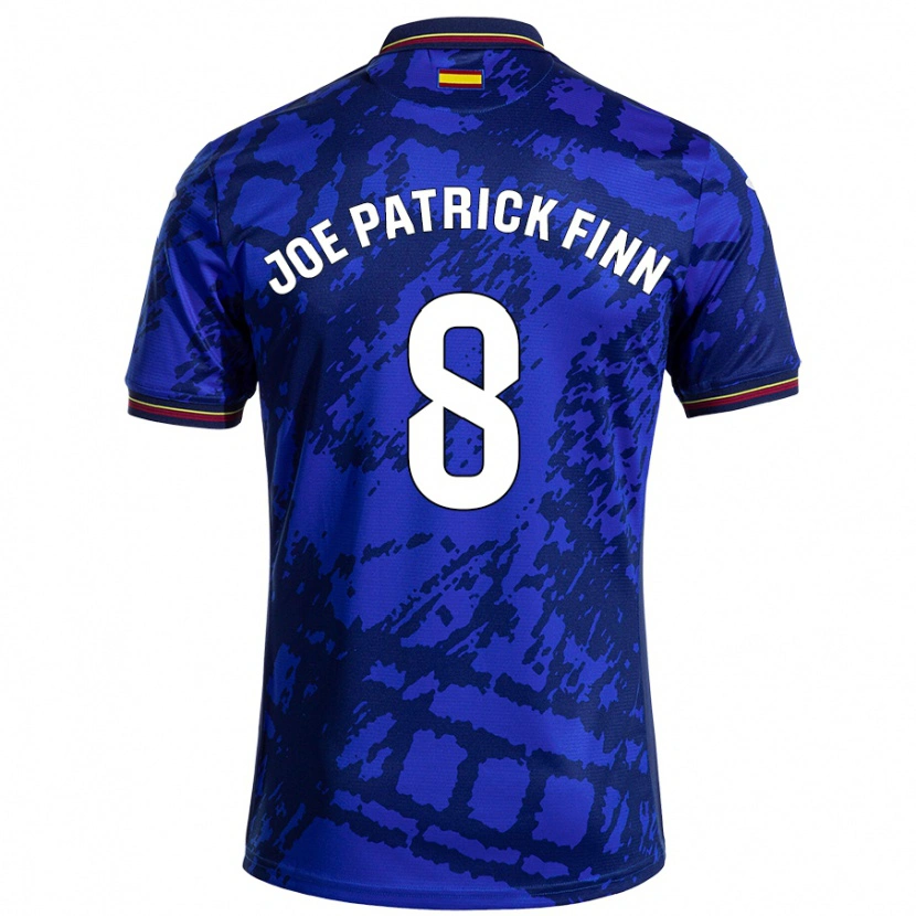 Danxen Niño Camiseta John Joe Patrick Finn #8 Azul Más Oscuro 1ª Equipación 2024/25 La Camisa