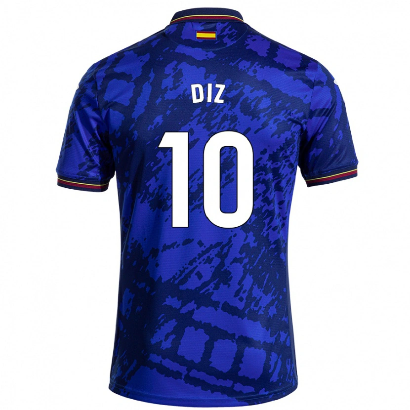 Danxen Niño Camiseta Rafa Diz #10 Azul Más Oscuro 1ª Equipación 2024/25 La Camisa