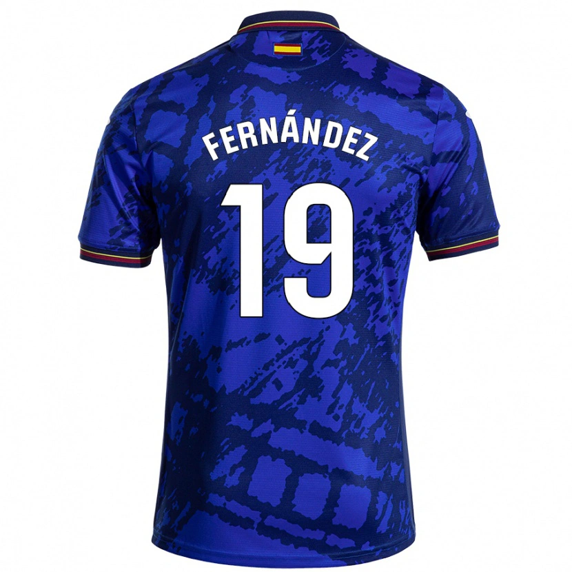 Danxen Niño Camiseta Ismael Fernández #19 Azul Más Oscuro 1ª Equipación 2024/25 La Camisa