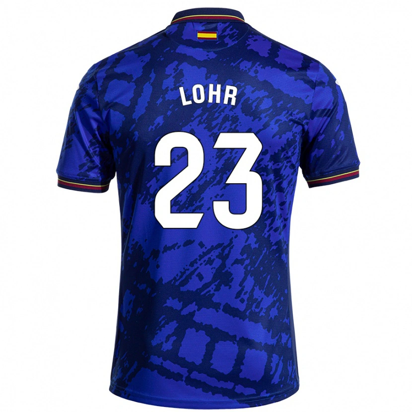 Danxen Niño Camiseta Luca Lohr #23 Azul Más Oscuro 1ª Equipación 2024/25 La Camisa