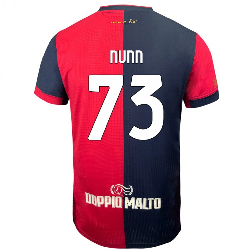 Danxen Niño Camiseta Jack Nunn #73 Rojo Azul Más Oscuro 1ª Equipación 2024/25 La Camisa