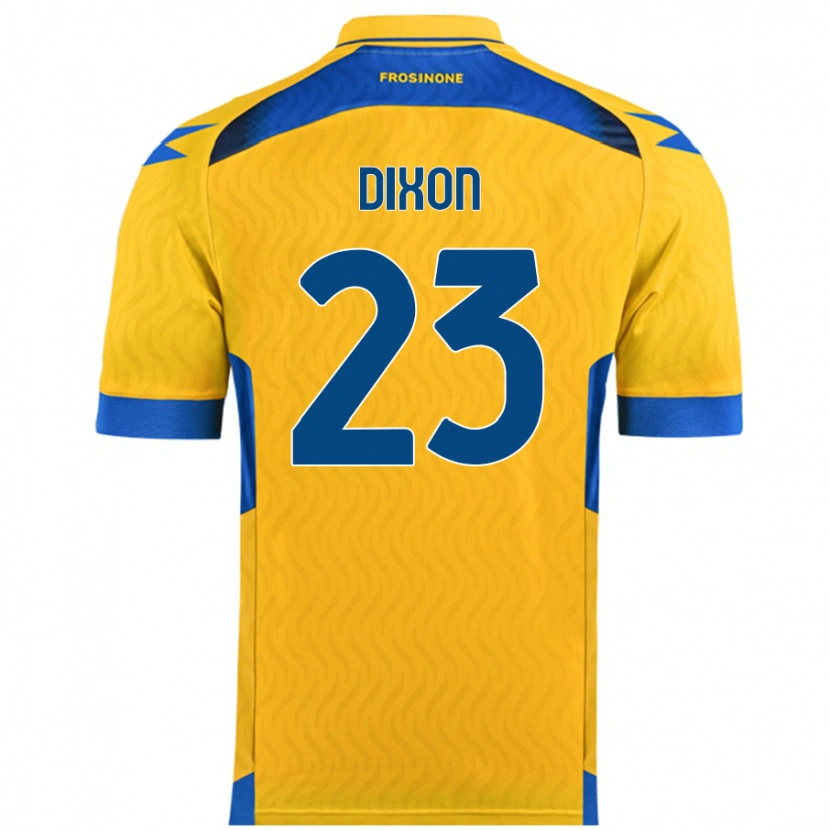 Danxen Niño Camiseta Damar Dixon #23 Amarillo 1ª Equipación 2024/25 La Camisa