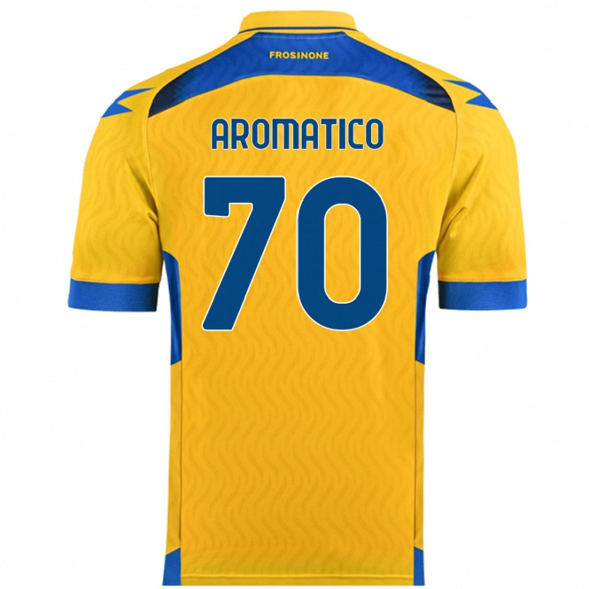 Danxen Niño Camiseta Raul Aromatico #70 Amarillo 1ª Equipación 2024/25 La Camisa