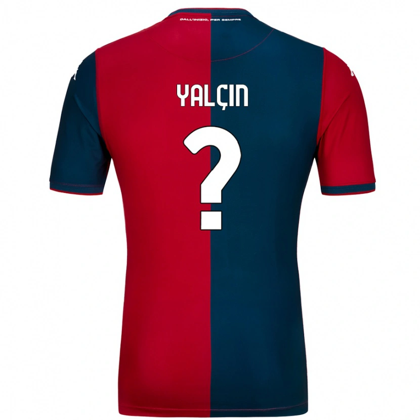 Danxen Niño Camiseta Güven Yalçın #0 Rojo Azul Oscuro 1ª Equipación 2024/25 La Camisa