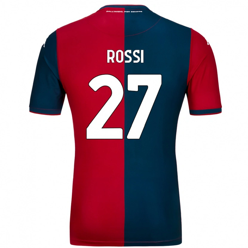 Danxen Niño Camiseta Lucrezia Rossi #27 Rojo Azul Oscuro 1ª Equipación 2024/25 La Camisa