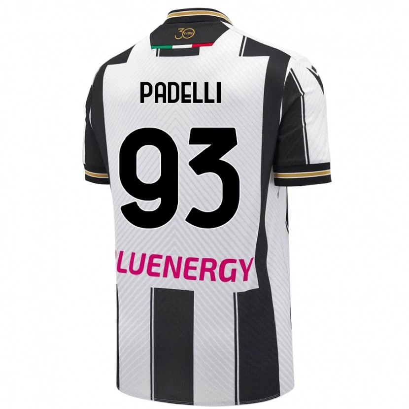 Danxen Niño Camiseta Daniele Padelli #93 Blanco Negro 1ª Equipación 2024/25 La Camisa