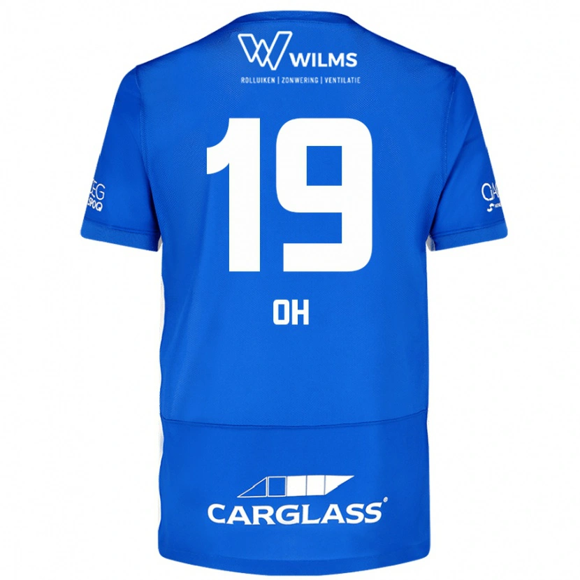 Danxen Niño Camiseta Hyeon-Gyu Oh #19 Azul 1ª Equipación 2024/25 La Camisa