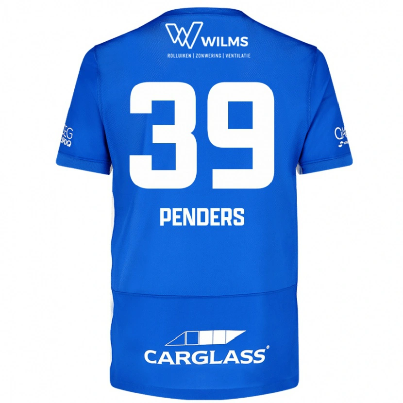 Danxen Niño Camiseta Mike Penders #39 Azul 1ª Equipación 2024/25 La Camisa