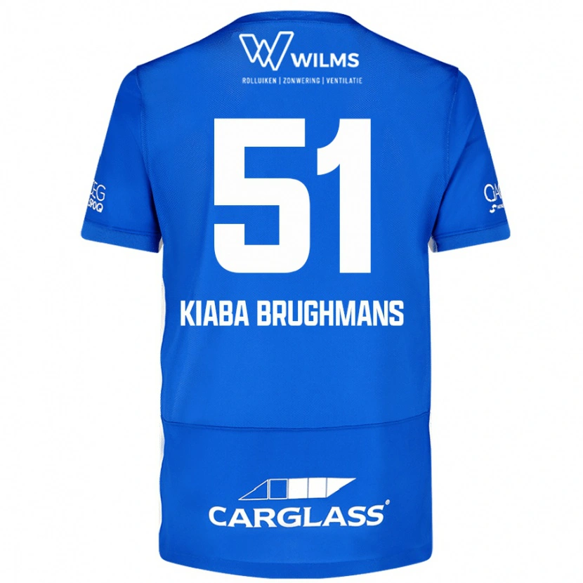 Danxen Niño Camiseta Lucca Kiaba Brughmans #51 Azul 1ª Equipación 2024/25 La Camisa