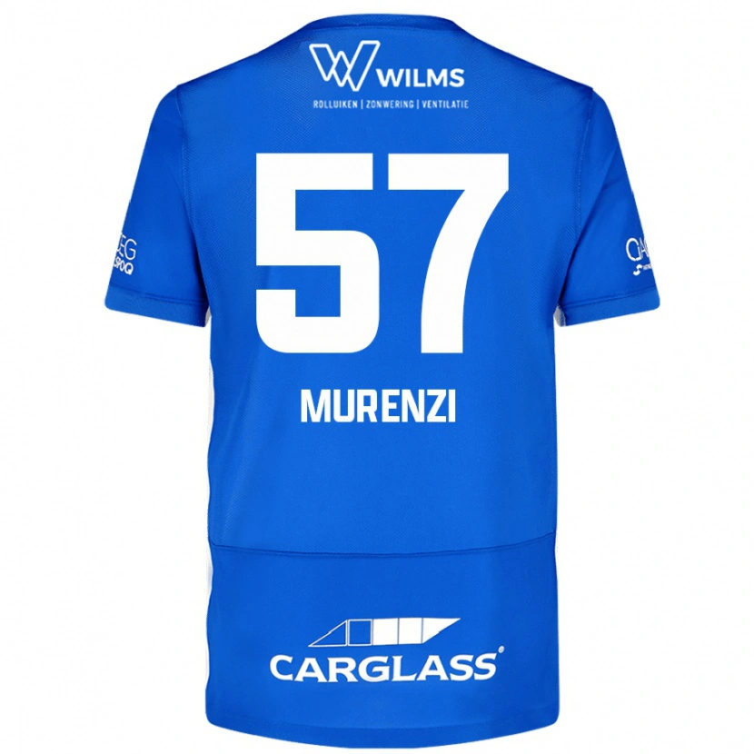 Danxen Niño Camiseta Aaron Murenzi #57 Azul 1ª Equipación 2024/25 La Camisa