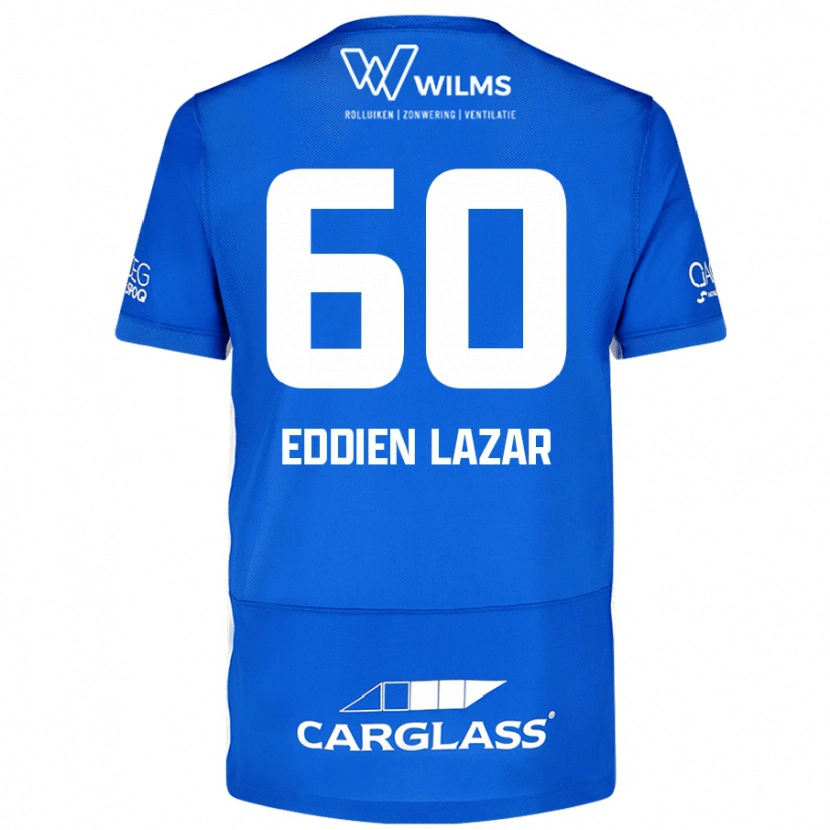 Danxen Niño Camiseta Saif Eddien Lazar #60 Azul 1ª Equipación 2024/25 La Camisa