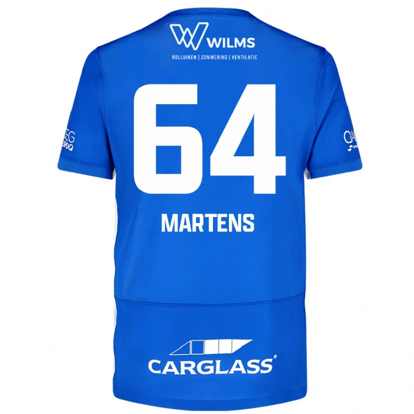 Danxen Niño Camiseta Nolan Martens #64 Azul 1ª Equipación 2024/25 La Camisa