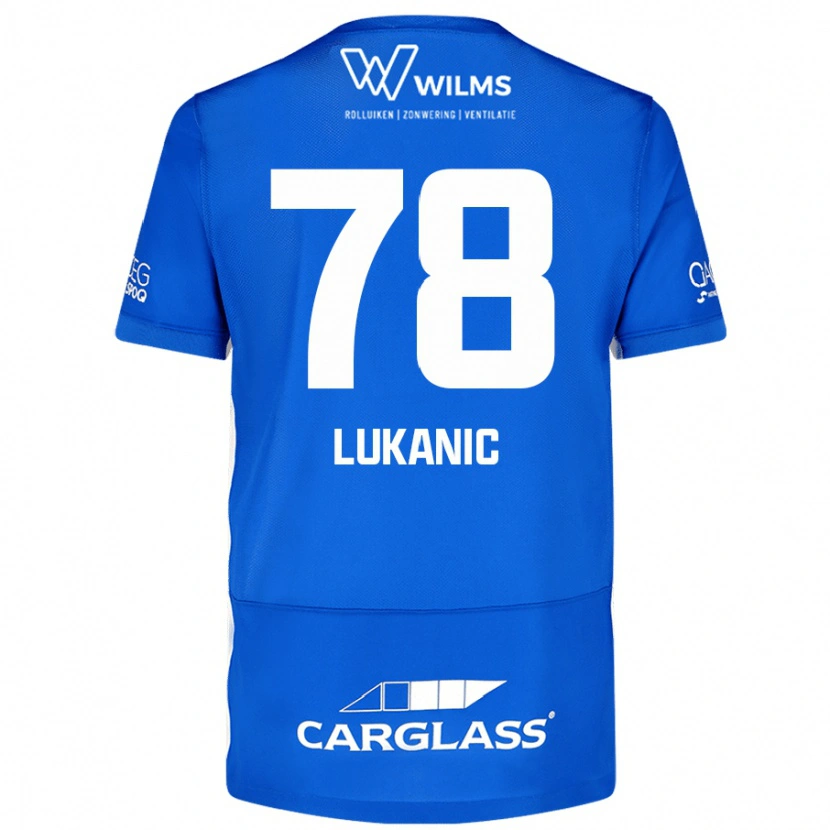 Danxen Niño Camiseta Luka Lukanic #78 Azul 1ª Equipación 2024/25 La Camisa