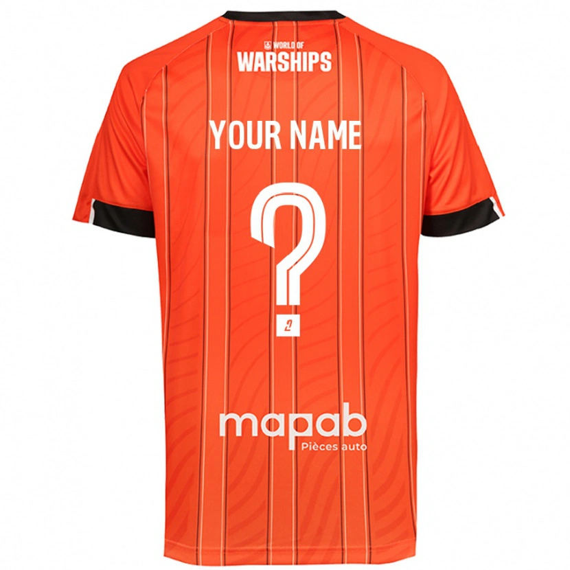 Danxen Niño Camiseta Su Nombre #0 Naranja 1ª Equipación 2024/25 La Camisa