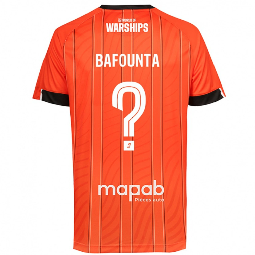 Danxen Niño Camiseta Kamal Bafounta #0 Naranja 1ª Equipación 2024/25 La Camisa