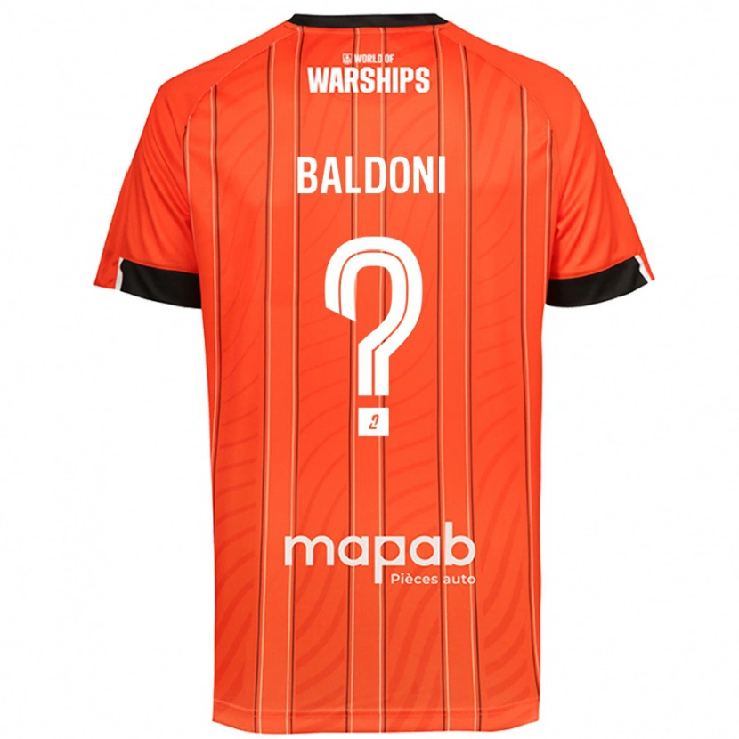 Danxen Niño Camiseta Sohan Baldoni #0 Naranja 1ª Equipación 2024/25 La Camisa