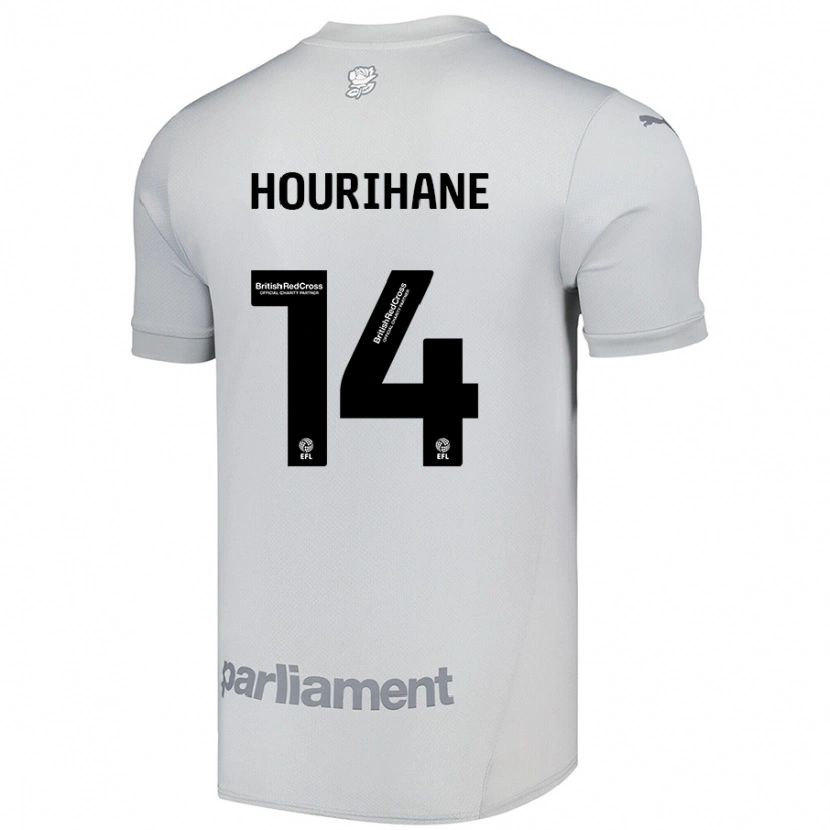 Danxen Niño Camiseta Conor Hourihane #14 Gris Plata 2ª Equipación 2024/25 La Camisa