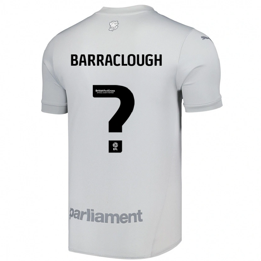 Danxen Niño Camiseta Louisa Barraclough #0 Gris Plata 2ª Equipación 2024/25 La Camisa