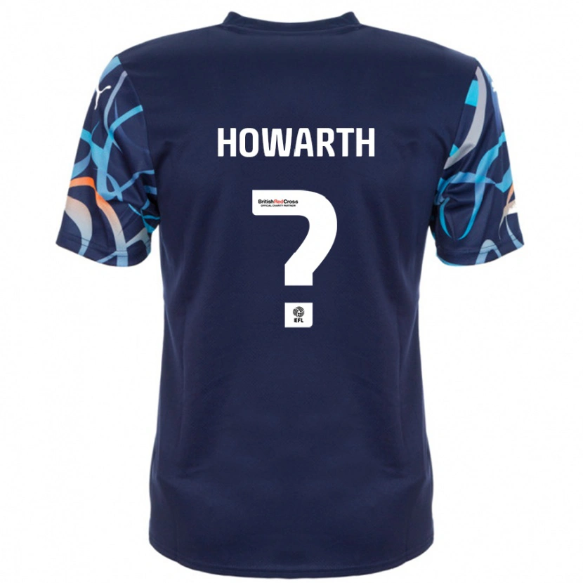 Danxen Niño Camiseta Chloe Howarth #0 Azul Marino 2ª Equipación 2024/25 La Camisa