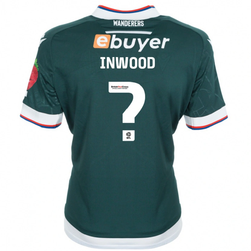 Danxen Niño Camiseta Sam Inwood #0 Verde Oscuro 2ª Equipación 2024/25 La Camisa