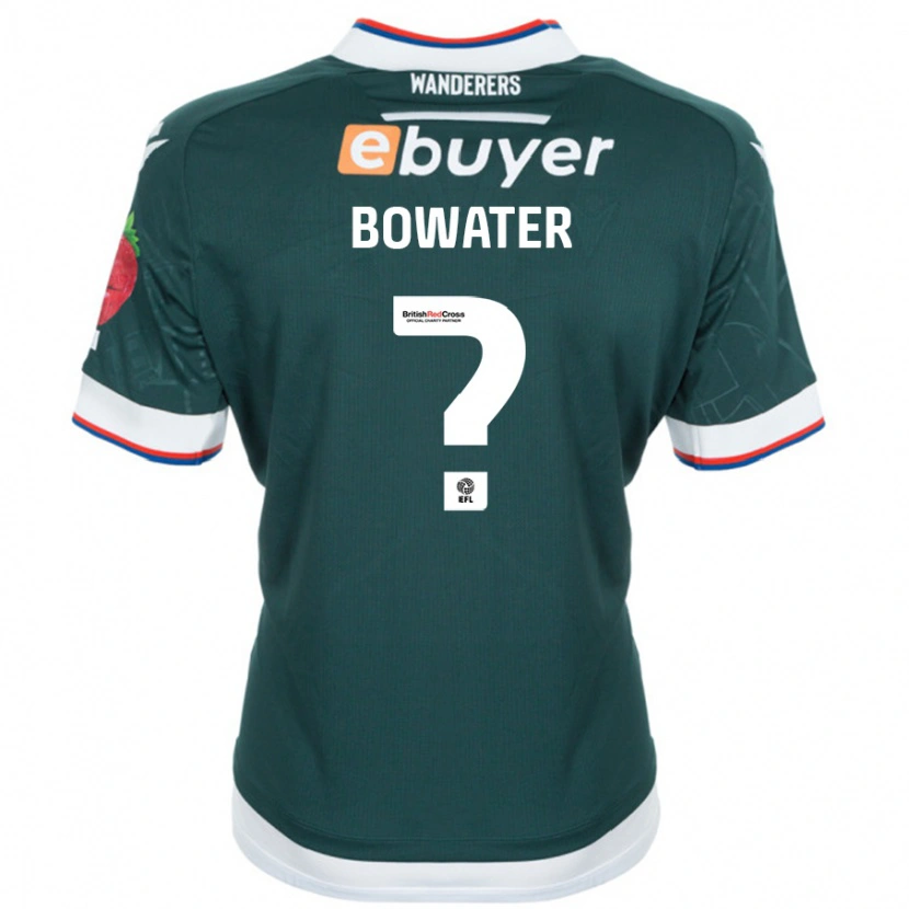 Danxen Niño Camiseta Madison Bowater #0 Verde Oscuro 2ª Equipación 2024/25 La Camisa