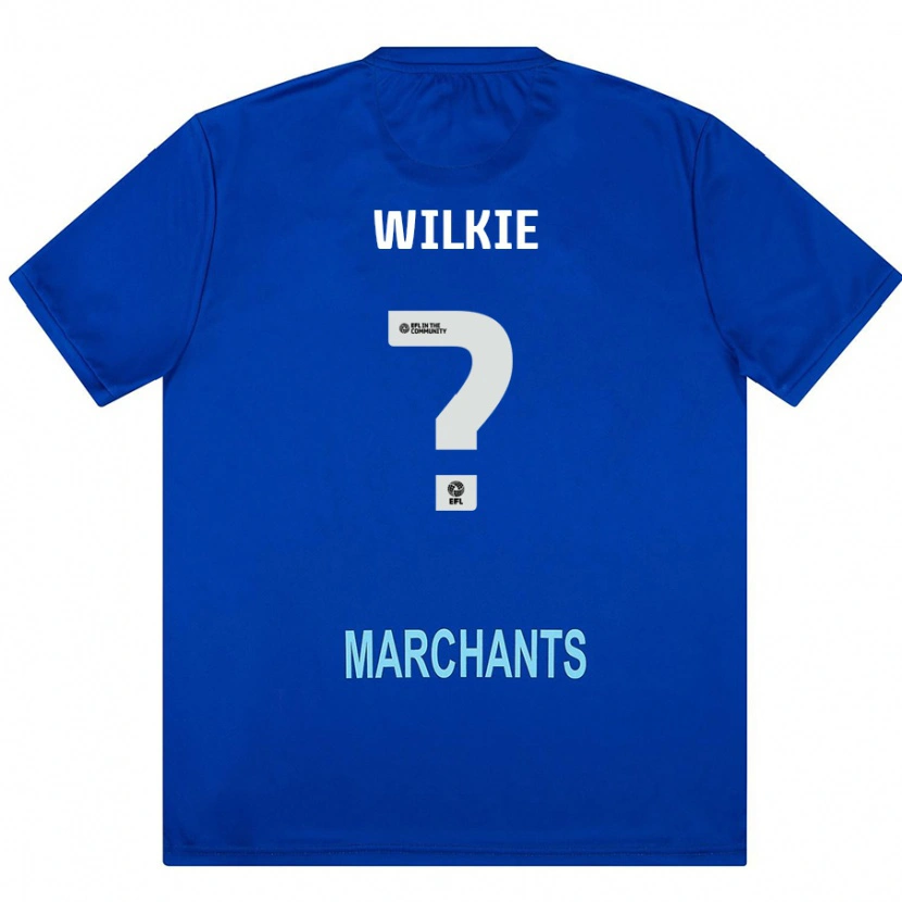 Danxen Niño Camiseta Alex Wilkie #0 Verde 2ª Equipación 2024/25 La Camisa