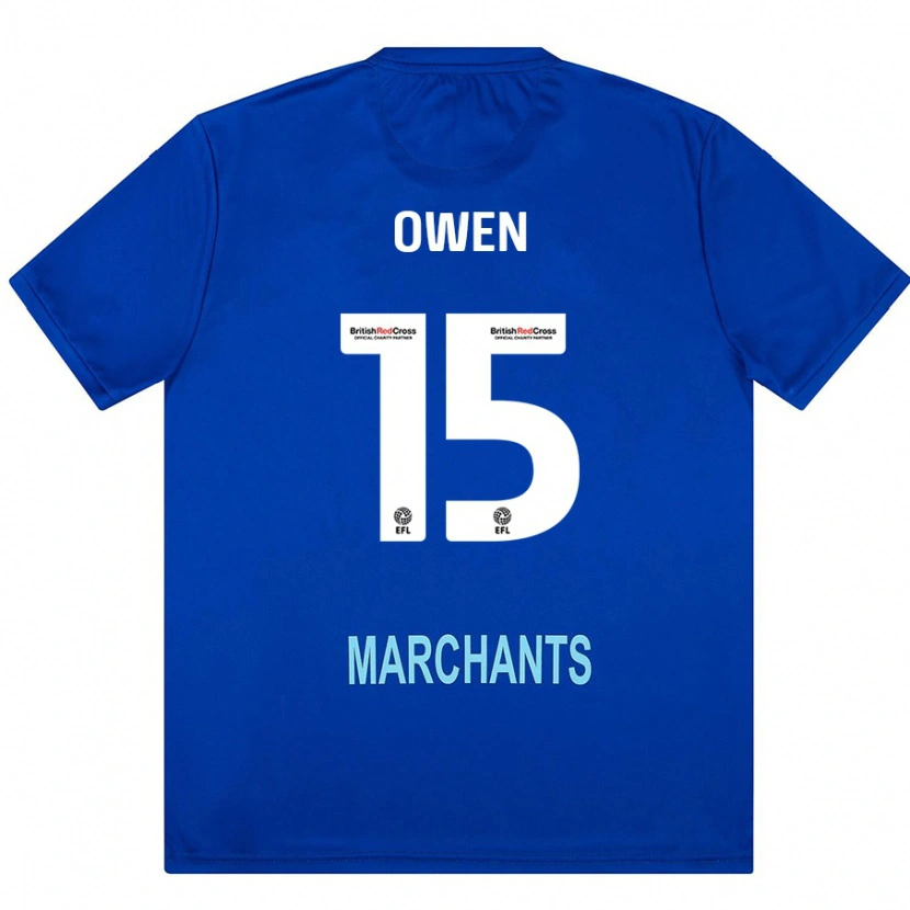 Danxen Niño Camiseta Emily Owen #15 Verde 2ª Equipación 2024/25 La Camisa