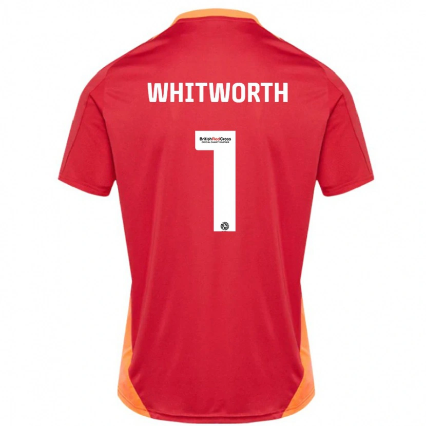 Danxen Niño Camiseta Joe Whitworth #1 Azul Blanquecino 2ª Equipación 2024/25 La Camisa