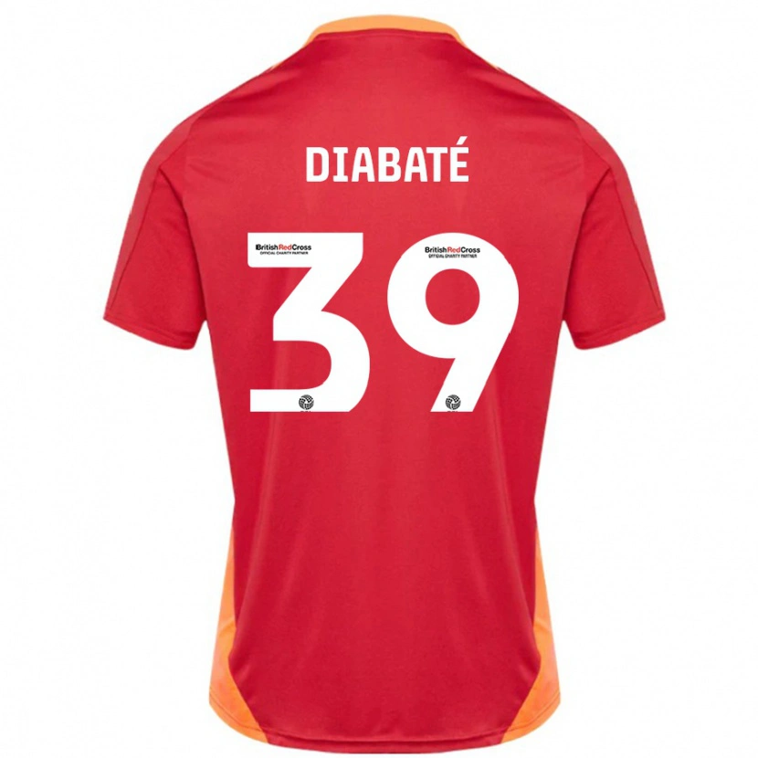 Danxen Niño Camiseta Cheick Diabaté #39 Azul Blanquecino 2ª Equipación 2024/25 La Camisa