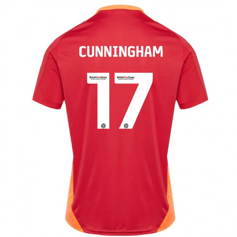 Danxen Niño Camiseta Zoe Cunningham #17 Azul Blanquecino 2ª Equipación 2024/25 La Camisa