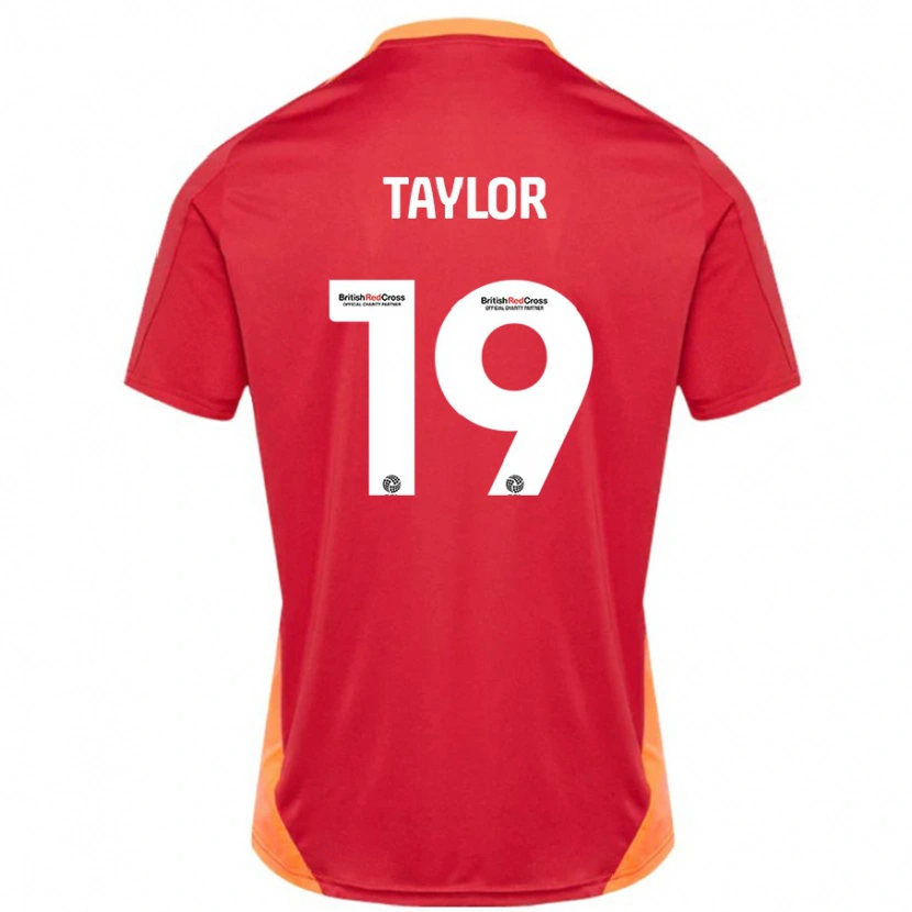 Danxen Niño Camiseta Mollie Taylor #19 Azul Blanquecino 2ª Equipación 2024/25 La Camisa