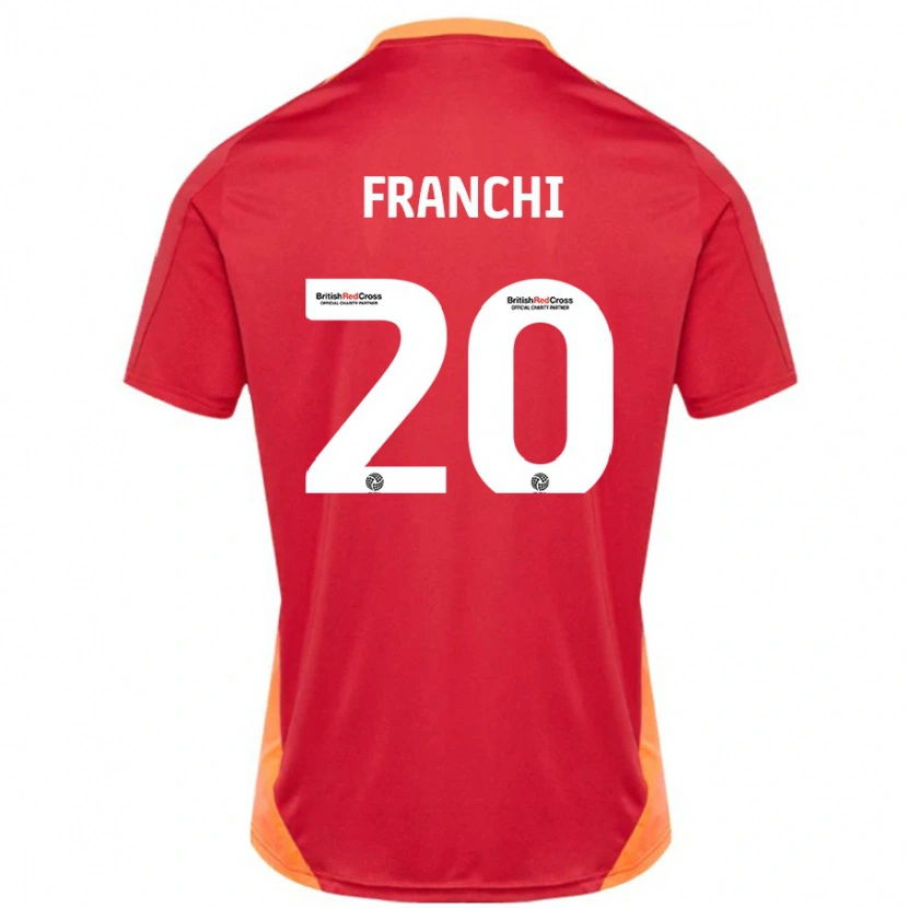 Danxen Niño Camiseta Matilda Franchi #20 Azul Blanquecino 2ª Equipación 2024/25 La Camisa