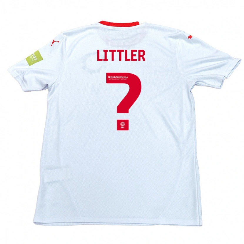 Danxen Niño Camiseta Zack Littler #0 Blanco 2ª Equipación 2024/25 La Camisa