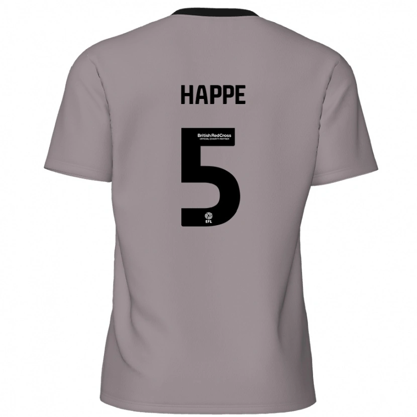 Danxen Niño Camiseta Dan Happe #5 Gris 2ª Equipación 2024/25 La Camisa