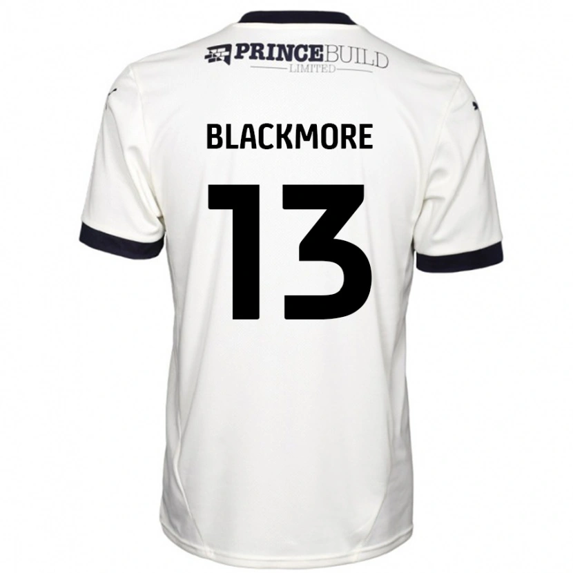 Danxen Niño Camiseta Will Blackmore #13 Blanquecino Negro 2ª Equipación 2024/25 La Camisa