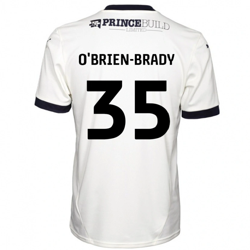 Danxen Niño Camiseta Donay O'brien-Brady #35 Blanquecino Negro 2ª Equipación 2024/25 La Camisa