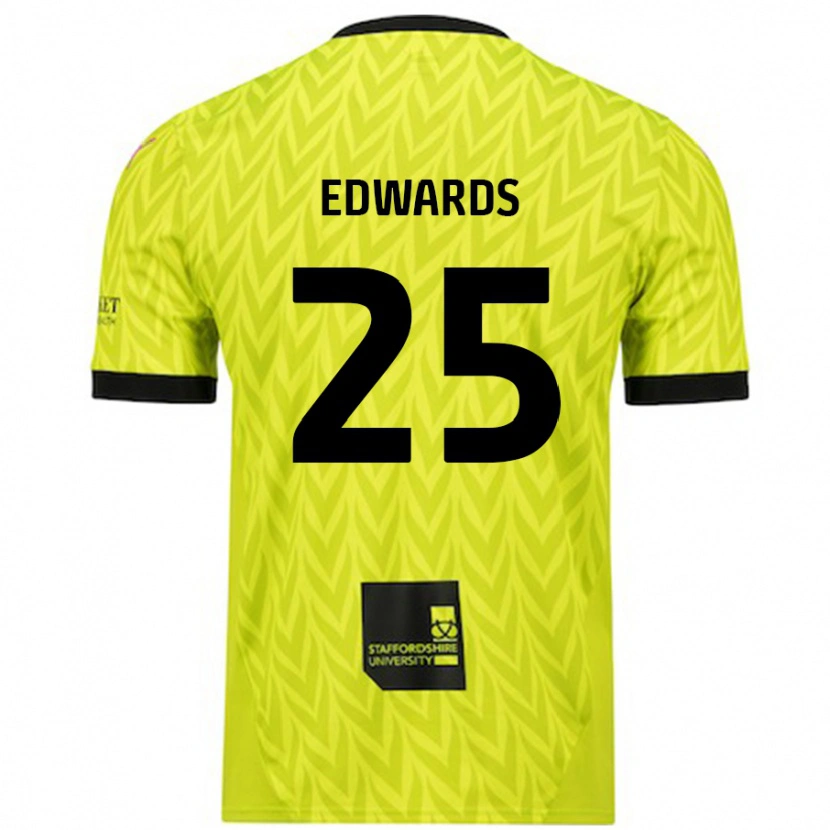 Danxen Niño Camiseta Diamond Edwards #25 Verde Fluorescente 2ª Equipación 2024/25 La Camisa